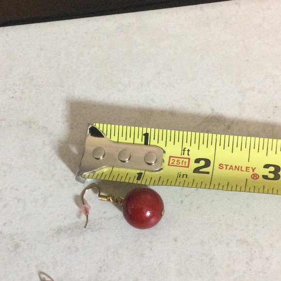 NWT Sophia & Kate chunky red necklace and matching drop earrings - Picture 6 of 6